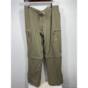 MOUNTAIN HARD WEAR WOMENS 12 CONVERTIBLE HIKING PANTS DRAWSTRING WAIST